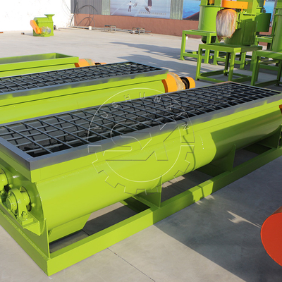 Однородное смешивающее оборудование YSX Twin Shaft Mixer Fertilizer оборудование мощностью 5-10 т/ч