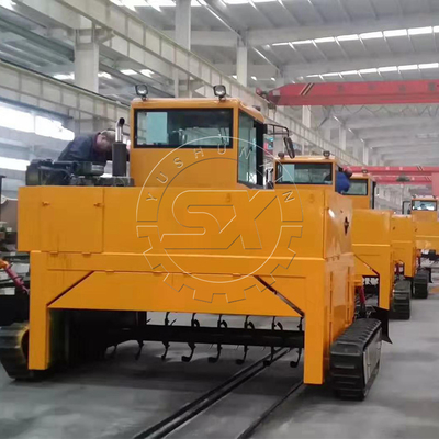 YSX-crawler Moving Compost Mixer Machine for Food Waste Размеры 3500*2900*2800 мм