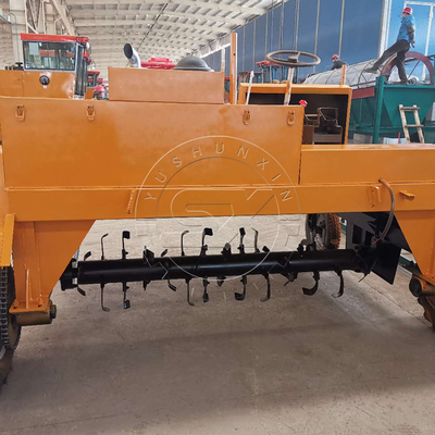 30hp органические отходы перерабатывают компост поворотной машины, управляемой и управляемой одним человеком