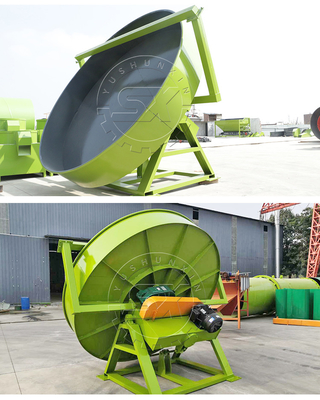 YSX Disc Pelletizer Fertiliser Granular Machine для 200-300 кг/ч выпуска и гранул